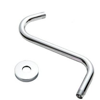 WE-POLUJ Stylish S Shape 10inch Shower Head Extension Arm Gooseneck Showerhead Extension