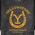 thumbnail image 3 of Yellowstone - Horseshoe Lockup - Men's Crew Neck Fleece Pullover, 3 of 6