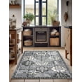 thumbnail image 4 of Unique Loom La Jolla Collection Area Rug - Cathedral (7' 10" x 11' Rectangle Gray/Black), 4 of 7