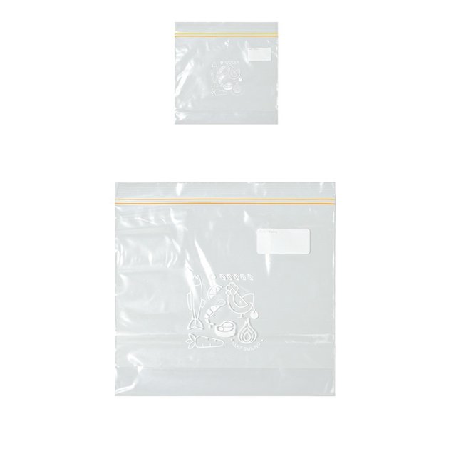 30 Small & 45 Large Food Storage Bags - Freezer Safe Self-Sealing Food Preservation Bags