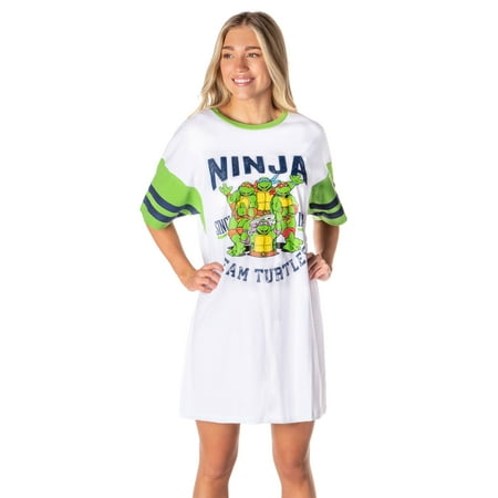 Nickelodeon Teenage Mutant Ninja Turtles Womens Nightgown Pajama Shirt