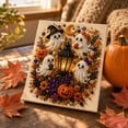 thumbnail image 2 of Halloween Ghost Pearl Art DIY Kit, NEW Cute Ghost 3D Diamond Art Pearl Craft Kit, Halloween Pearl Art Kit for Adults & K*ids, Beginner Gift(Four White Ghosts), 2 of 6