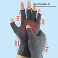 thumbnail image 1 of ZheElen Fingerless Compression Gloves For Arthritis Relief And Sports Cycling Arthritis Compression Gloves Light Pink XL, 1 of 6