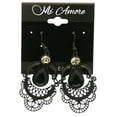 thumbnail image 2 of Mi Amore Dangle-Earrings Black/White, 2 of 2
