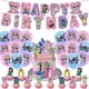 thumbnail image 1 of Decoración de fiesta de cumpleaños de Lilo y Stitch de Disney para niños, regalos y suministros para fiestas temáticas de dibujos animados, accesorios de diseño del lugar, incluye globos, pancarta, pa, 1 of 3