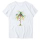 thumbnail image 2 of Puntoco Blusa de manga corta con estampado de moda para mujer, divertida camiseta de cuello redondo, 2 of 3