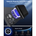 thumbnail image 5 of ExtreLife Magnetic Wallet with Find My, Magnetic Card Holder with Adjustable Phone Stand Compatible for iPhone 17/16/15/14/13/12 Series, RFID, Leather, Fits 8 Card, 5 of 10