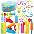 thumbnail image 1 of LOVEVER Playdoh Tools Interactive A-to-Z Playdough Accessories Ergonomic Smooth-Edge Clay Cutters Letter, 1 of 5