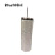 thumbnail image 5 of Billuyoard Frascos de vacío con purpurina de 600ml con pajita, tetera de acero inoxidable con diamantes de imitación, botella de agua para café, té, Cocina y Comedor Billuyoard HA072127-01, 5 of 6