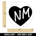 thumbnail image 2 of NM New Mexico State in Heart Rubber Stamp for Scrapbooking Crafting Stamping - Mini 1/2 Inch, 2 of 7