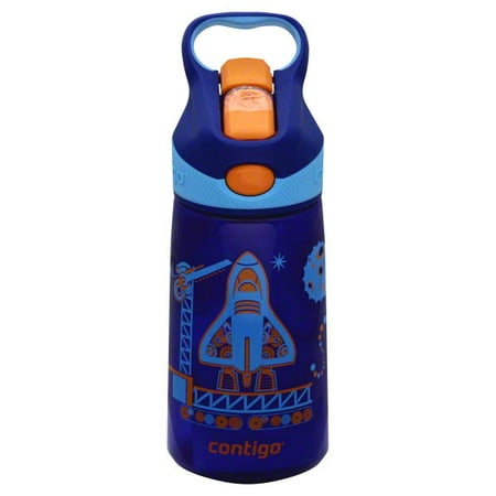 Contigo AUTOSPOUT Straw Striker Kids Water Bottle, 14 oz,