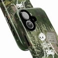 thumbnail image 2 of Cute Skeleton Graveyard Phone Case, Earthy Green Nature and Spooky Charm Phone Cover for iPhone 16 15 14 13 12 11 Pro Max Mini Plus, 2 of 6