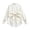 White, variant on Girls Back Big Bow Button Down Shirt, Lapel Long Sleeve Loose Curved Hem Tunic Blouse, Summer Casual Back to School Performance Top for Kids(Black,7-8 Years)