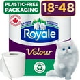 thumbnail image 1 of Royale Velour Recyclable Paper, 18 Equal 48 Toilet Paper, 1 of 8