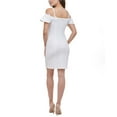 thumbnail image 2 of Kensie Womens Crepe Cold Shoulder Cocktail And Party Dress, 2 of 3