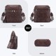 thumbnail image 3 of Monedero tipo bandolera Roulens, ligero, de piel semisuave, 3 of 6