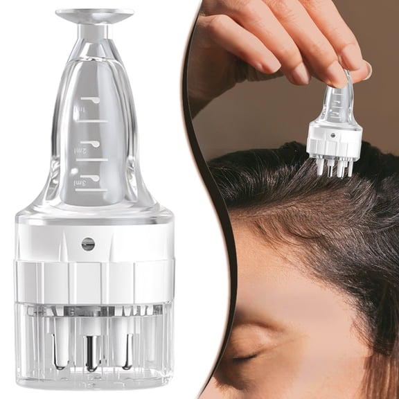 Scalp Oil Applicator Hair Oil Applicator Hair Serum Applicator Scalp Applicator Bottle Root Comb Scalp Massager Non Spill Precision Hair Care Tool Travel Use Reusable 1PC