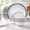 Brasserie, variant on 18-Piece 6-Person Dinnerware Set, Lightweight Triple-Layer Glass, Chip Resistant, Round Plates and Bowls, Winter Frost White