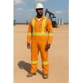 thumbnail image 3 of Flame Resistant FR High Visibility Hi Vis Coverall - 88% C/12% N (3X-Large, Orange), 3 of 6