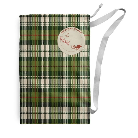 Scotish Plaid Santa Sack