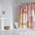 thumbnail image 2 of Pioneer Flower Floral Print Pattern Shower Curtain 72"x72" ,Bathroom Decorative Shower Curtains Set with 12 Hooks,Modern Waterproof Washable Shower Curtain, 2 of 6