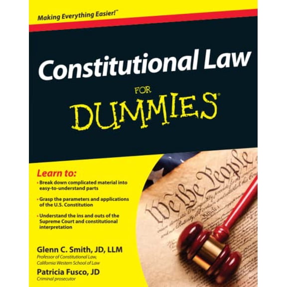 Pre-Owned Constitutional Law For Dummies, 9781118023785, 1118023781, Paperback, 1 edition