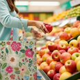 thumbnail image 4 of Sac de Courses Vintage en Toile Florale – Sac Réutilisable Artistique pour Femmes, 4 of 6