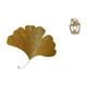 thumbnail image 1 of Escultura de hojas de ginkgo de hierro forjado, arte de pared, estatua abstracta, decoración colgante, decoración del hogar, adecuada para sala de est, 1 of 8