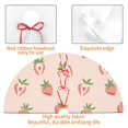 thumbnail image 4 of Yiaed Strawberries Print Christmas Tree Skirt , Tree SkirtsTree Mat for Christmas Winter Holiday Indoor Decorations-48", 4 of 7