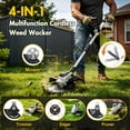 thumbnail image 5 of CATGOOD 20000RPM String Trimmer with Brushless Motor, 8AH Cordless Electric Weed Wacker with 4 Types Blades, 13 Inch Weed Trimmer for Yard and Garden, 5 of 9