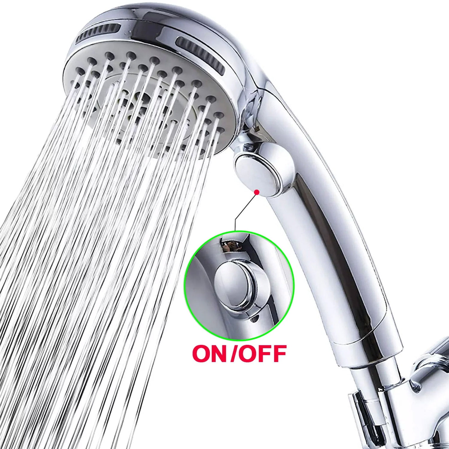 Handheld Shower Head High Pressure Handheld Shower Head with Water