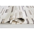 thumbnail image 4 of Signature Design by Ashley Leesdale 8' x 10' White, Brown, and Black Striped Rug, 4 of 4
