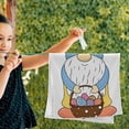 thumbnail image 2 of Cute Easter Gnome Hand Towels 2 PCS, Colorful Eggs Basket Kitchen Towel Ultra Soft and Highly Absorbent,Decorative Fingertip Face Towel for Bathroom Hotel, 28.3"x14.4", 2 of 4