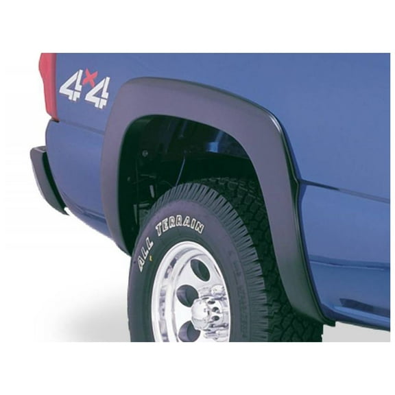 Bushwacker by RealTruck OE Style Factory Rear Fender Flares | 2-Piece Set, Black, Smooth Finish | 40054-02 | Compatible with 2003-2006 Chevrolet Silverado 1500 Fleetside w/ 6.5' or 8' Bed