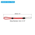 thumbnail image 2 of Unique Bargains 200mm 8 Inch Hand Wrist Strap Lanyards, 20 Pcs Nylon Adjustable Wristlet String Cord, Red, 2 of 6