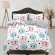 thumbnail image 1 of Ropa de cama King cat y girly cat, ropa de cama para niños pequeños, juego de funda nórdica infantil, regalo para, 1 of 4