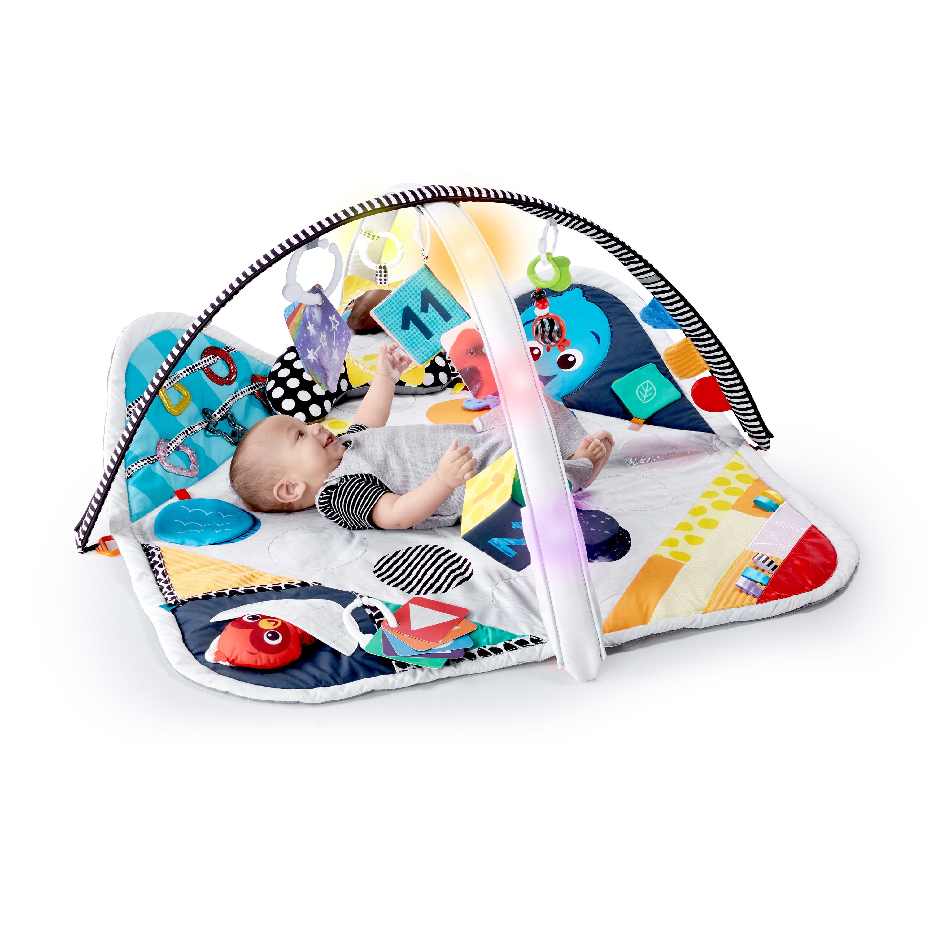 Baby Einstein Sensory Play Space Newborn-to-Toddler Discovery Gym and Play Mat, Ages Newborn +