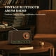 thumbnail image 2 of Radio AM FM Audiocrazy, acabado vintage de madera con Bluetooth, 2 of 8