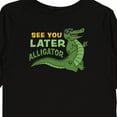 thumbnail image 4 of Inktastic See You Later Alligator with Black Sunglasses Boys or Girls Long Sleeve Toddler T-Shirt, 4 of 5