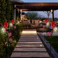 thumbnail image 7 of Outdoor Decoration, Solar Garden Stake Light, Solar LED Lights,Seven Stars Ladybird,Pink Petals,for Garden,Patio,Lawn, 7 of 7