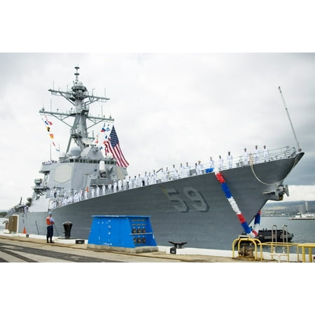 24x36 gallery poster, USS Russell (DDG-59) Pearl Harbor