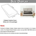thumbnail image 2 of Rosnek Velvet Stretch Couch Cushion Cover Sofa Slipcover Sofa Seat Cushion Cover Protector, 2 of 6