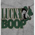 thumbnail image 2 of Saint Paddys Lucky Betty Boop Cartoon Women's Long Sleeve T Shirt Brisco Brands S, 2 of 6