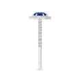 thumbnail image 3 of Angara Natural 0.6 Ct. Blue Sapphire with Diamond Halo Ring in Sterling Silver for Women (Ring Size: 3.5), 3 of 10