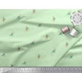 thumbnail image 3 of Soimoi Green Cotton Voile Fabric Cactus With Conical Pot Tree Print Fabric by the Yard 42 Inch Wide, 3 of 3