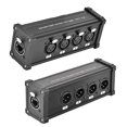 thumbnail image 1 of 4-Channel 3-Pin Ethercon Cable Extender,XLR Network Cable Multi Extender for Stage Lighting and Reco, 1 of 5