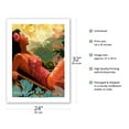 thumbnail image 2 of Aloha Waikiki - Vintage Travel Poster by Wade Koniakowsky - Bamboo Fine Art 290gsm Paper Print (Unframed) 24x32in, 2 of 4