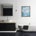 thumbnail image 2 of Stupell Industries Splish Splash Blue Bathroom Water Typography Painting Gold Floater Framed Art Print Wall Art, 2 of 6