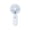 White, variant on Mini Handheld Rechargeable Fan Portable Personal USB Fan with Three Adjustable Speeds to 3 Hours Battery Life for Indoor Outdoor Use
