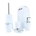 thumbnail image 1 of Ensemble d'accessoires de salle de bain 6 pièces, poubelle, distributeur de savon, gobelet, porte-brosse à dents, 1 of 4